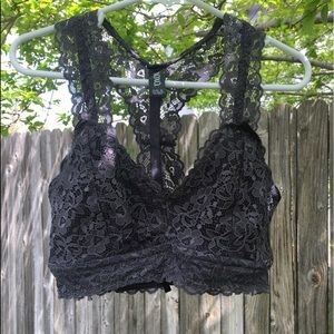 Grey Racerback Bralette